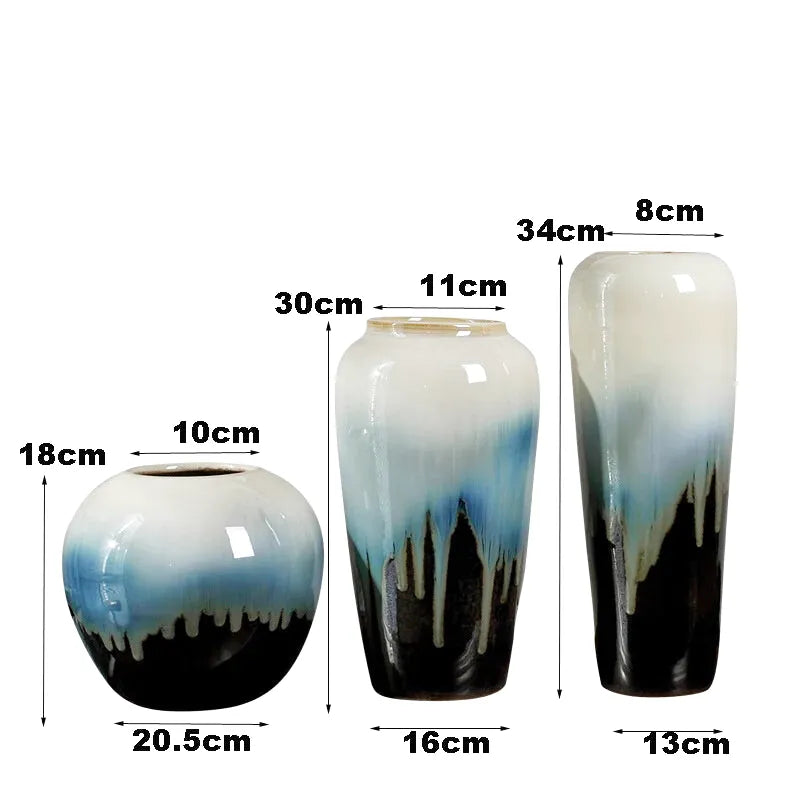 Vase en Céramique Britannique | Classique Décoratif et Fait à la Main - Maison Vase