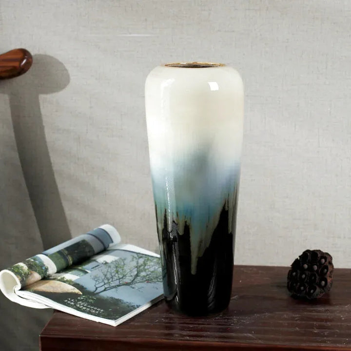 Vase en Céramique Britannique | Classique Décoratif et Fait à la Main - Maison Vase