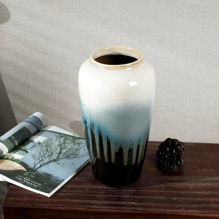 Vase en Céramique Britannique | Classique Décoratif et Fait à la Main - Maison Vase