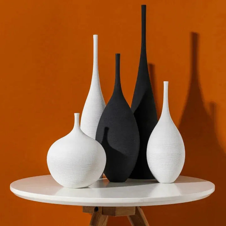 Vase en Céramique Minimaliste | Design Moderne Fait à la Main - Maison Vase