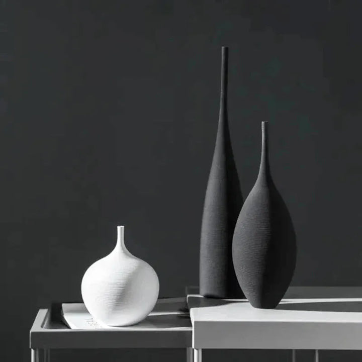 Vase en Céramique Minimaliste | Design Moderne Fait à la Main - Maison Vase