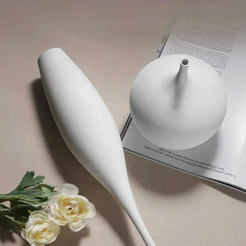 Vase en Céramique Minimaliste | Design Moderne Fait à la Main - Maison Vase