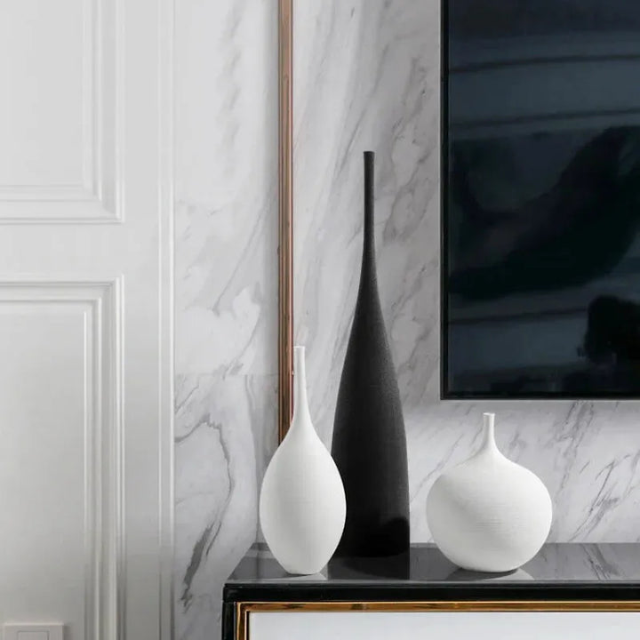 Vase en Céramique Minimaliste | Design Moderne Fait à la Main - Maison Vase
