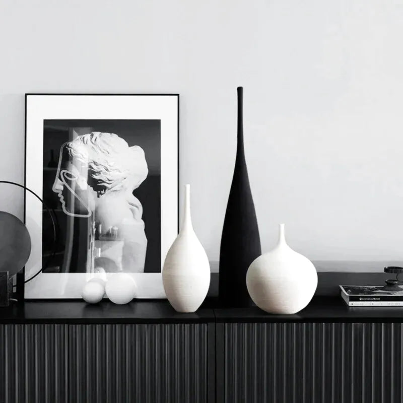 Vase en Céramique Minimaliste | Design Moderne Fait à la Main - Maison Vase