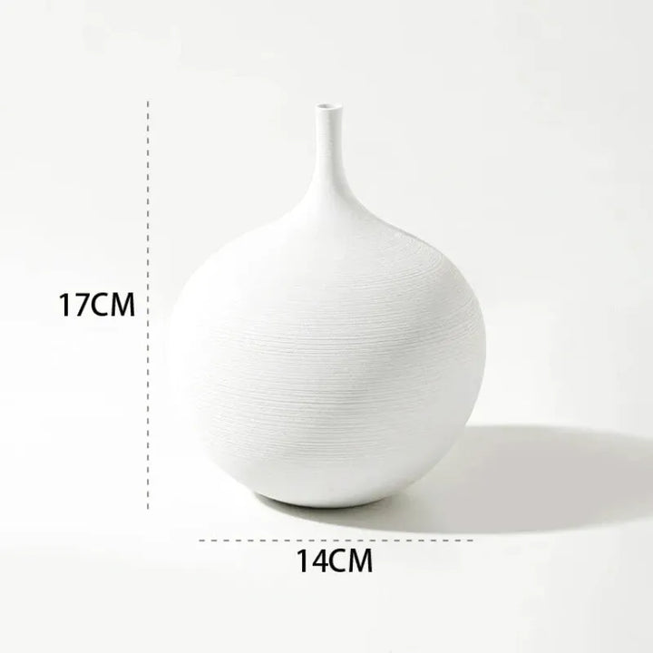 Vase en Céramique Minimaliste | Design Moderne Fait à la Main - Maison Vase
