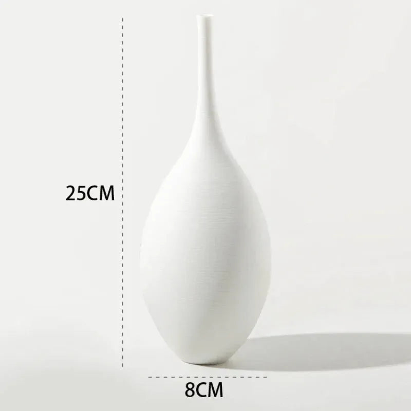 Vase en Céramique Minimaliste | Design Moderne Fait à la Main - Maison Vase