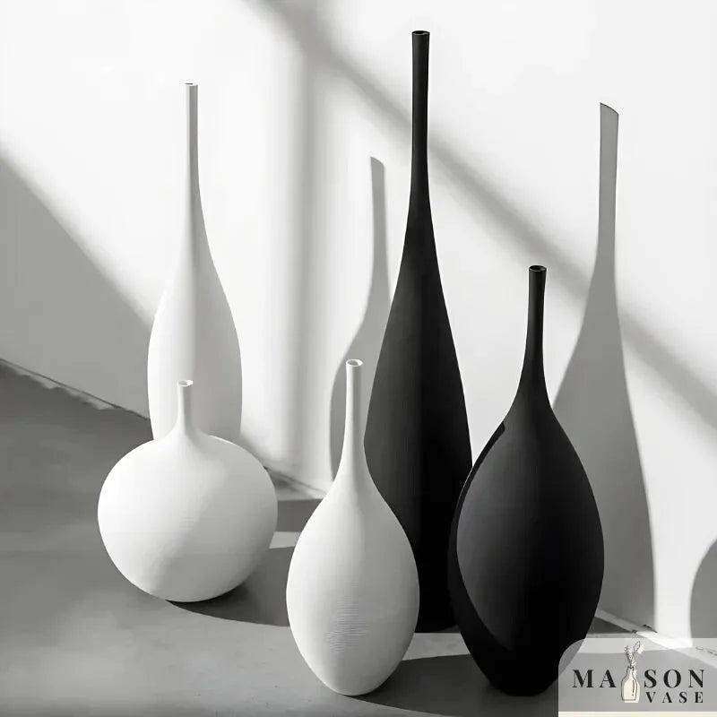 Vase en Céramique Minimaliste | Design Moderne Fait à la Main - Maison Vase