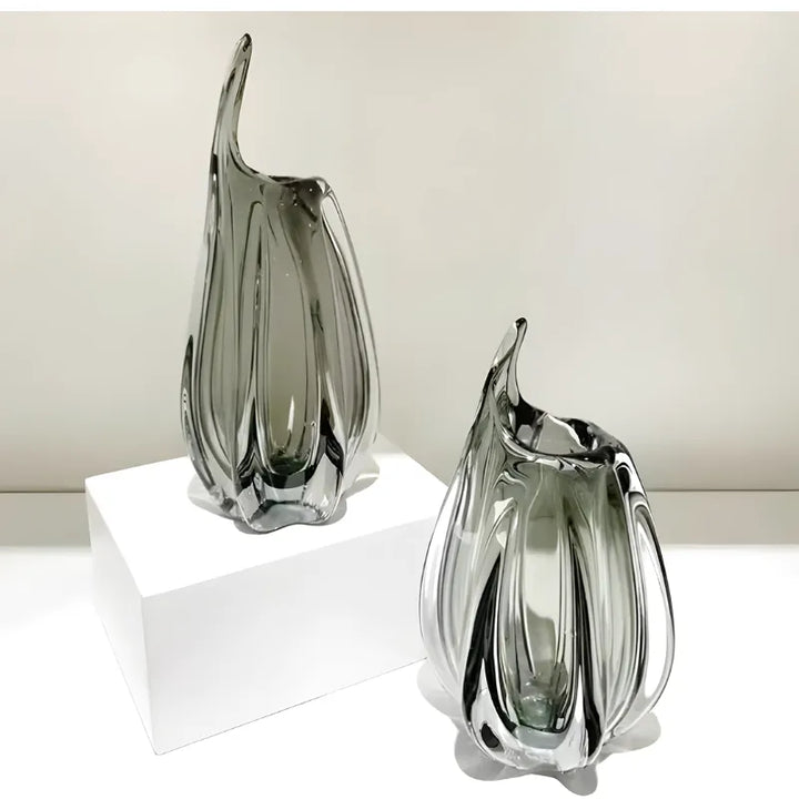 Vase en Verre Décoratif et Moderne | Effet Cristal - Maison Vase