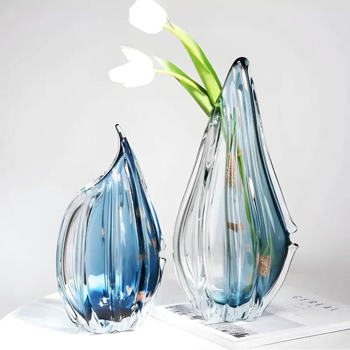 Vase en Verre Décoratif et Moderne | Effet Cristal - Maison Vase