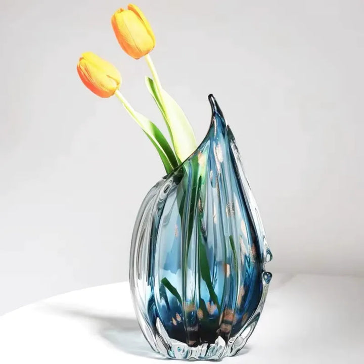 Vase en Verre Décoratif et Moderne | Effet Cristal - Maison Vase