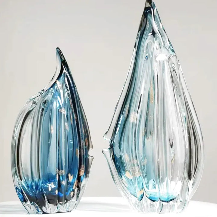Vase en Verre Décoratif et Moderne | Effet Cristal - Maison Vase