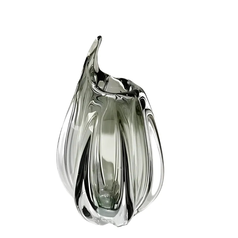 Vase en Verre Décoratif et Moderne | Effet Cristal - Maison Vase