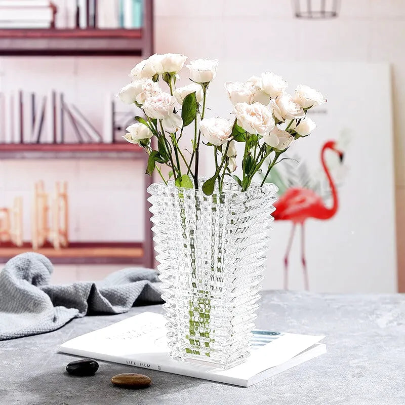 Vase en Verre Décoratif | Style Scandinave Élégant - Maison Vase