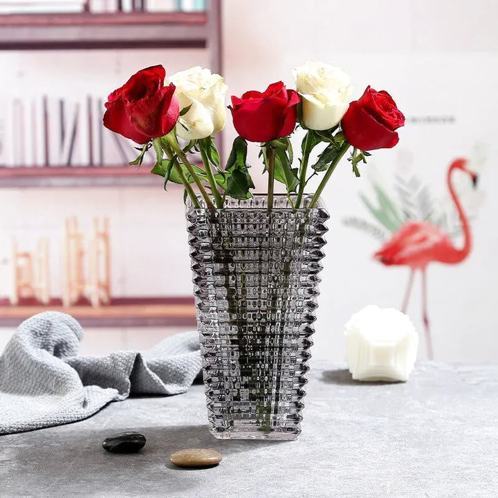 Vase en Verre Décoratif | Style Scandinave Élégant - Maison Vase