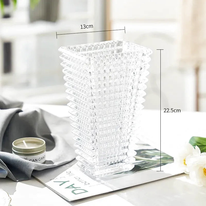 Vase en Verre Décoratif | Style Scandinave Élégant - Maison Vase