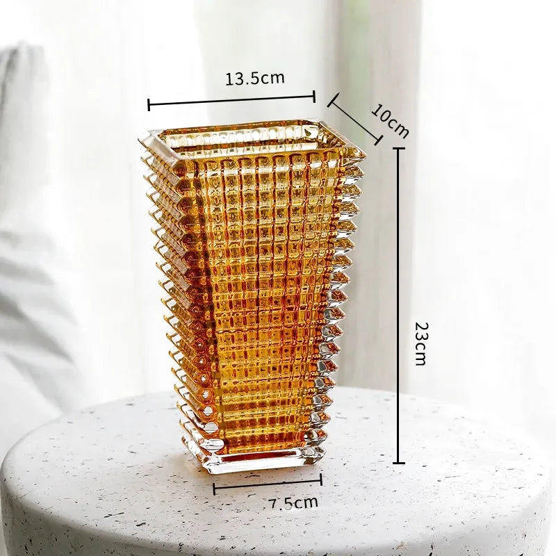Vase en Verre Décoratif | Style Scandinave Élégant - Maison Vase