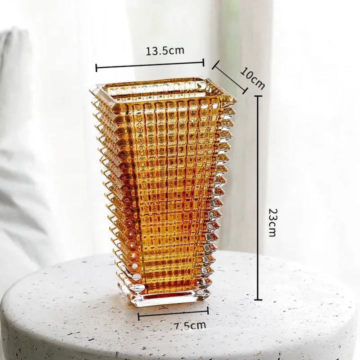 Vase en Verre Décoratif | Style Scandinave Élégant - Maison Vase