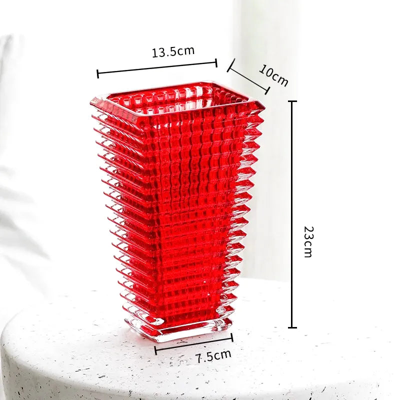 Vase en Verre Décoratif | Style Scandinave Élégant - Maison Vase
