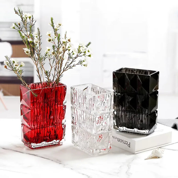 Vase en Verre Élégant | Design Artistique Décoratif et Moderne - Maison Vase