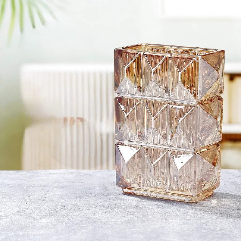 Vase en Verre Élégant | Design Artistique Décoratif et Moderne - Maison Vase