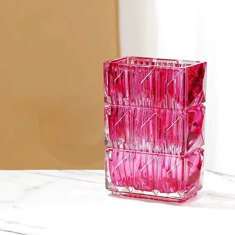Vase en Verre Élégant | Design Artistique Décoratif et Moderne - Maison Vase