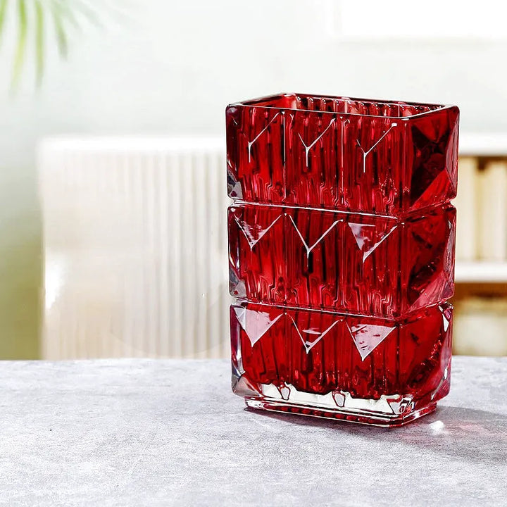 Vase en Verre Élégant | Design Artistique Décoratif et Moderne - Maison Vase