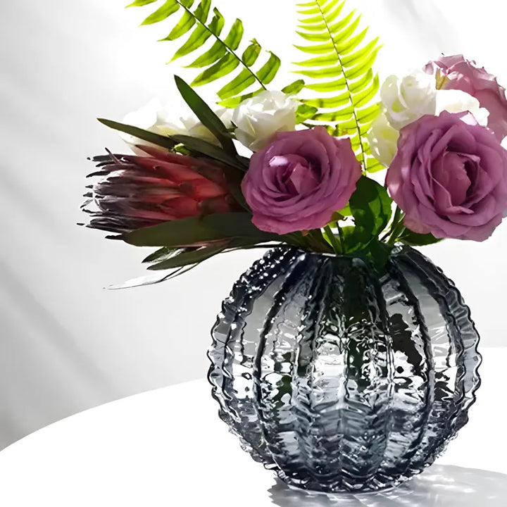 Vase en Verre Haut de Gamme | Éclat Luxueux et Design Moderne - Maison Vase