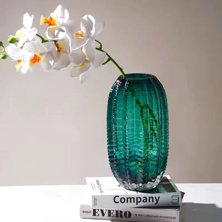 Vase en Verre Haut de Gamme | Éclat Luxueux et Design Moderne - Maison Vase