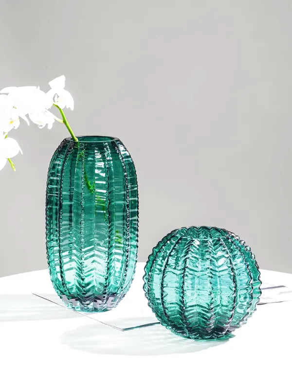 Vase en Verre Haut de Gamme | Éclat Luxueux et Design Moderne - Maison Vase