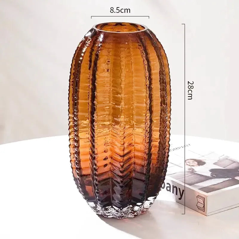 Vase en Verre Haut de Gamme | Éclat Luxueux et Design Moderne - Maison Vase
