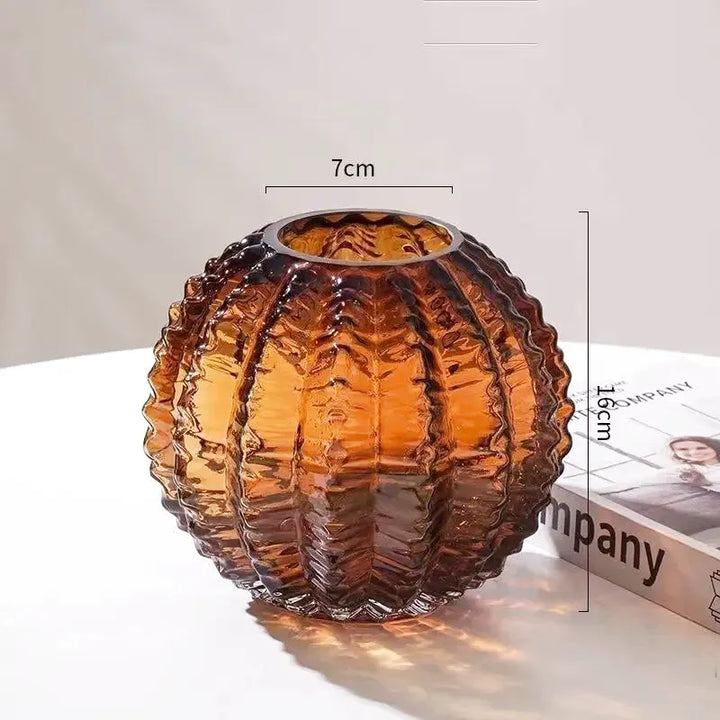 Vase en Verre Haut de Gamme | Éclat Luxueux et Design Moderne - Maison Vase