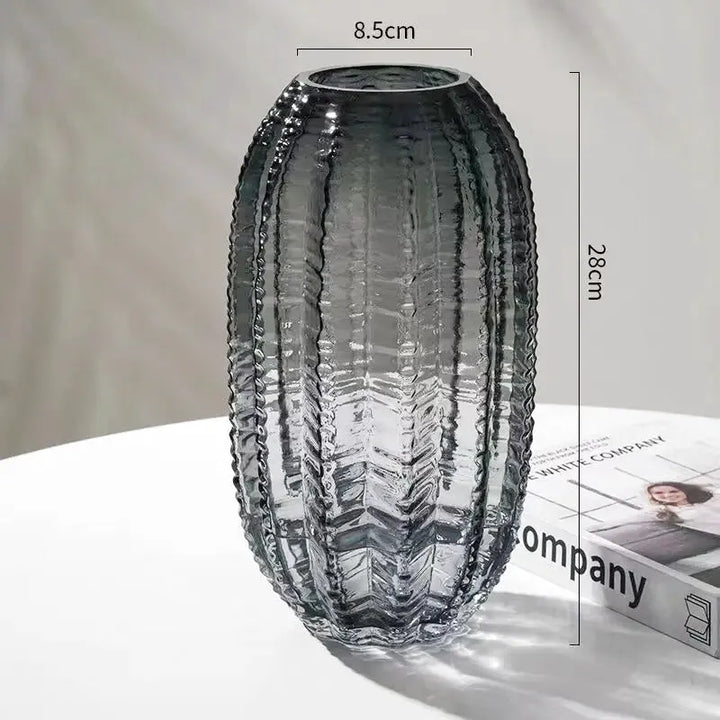 Vase en Verre Haut de Gamme | Éclat Luxueux et Design Moderne - Maison Vase