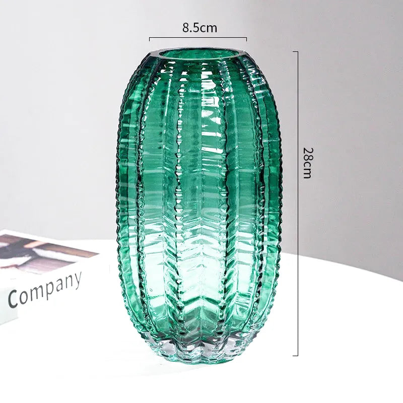 Vase en Verre Haut de Gamme | Éclat Luxueux et Design Moderne - Maison Vase