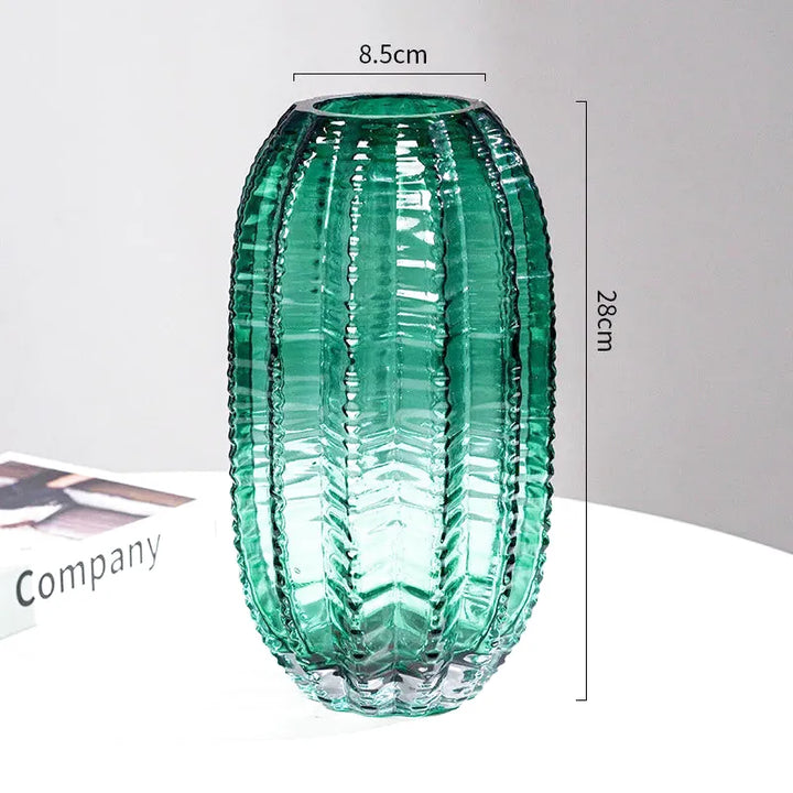 Vase en Verre Haut de Gamme | Éclat Luxueux et Design Moderne - Maison Vase