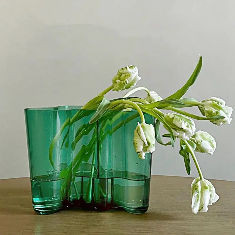 Vase en Verre Luxueux | Moderne et Décoratif - Maison Vase