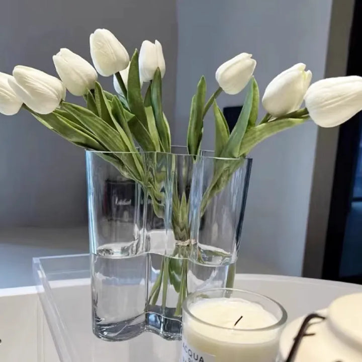 Vase en Verre Luxueux | Moderne et Décoratif - Maison Vase