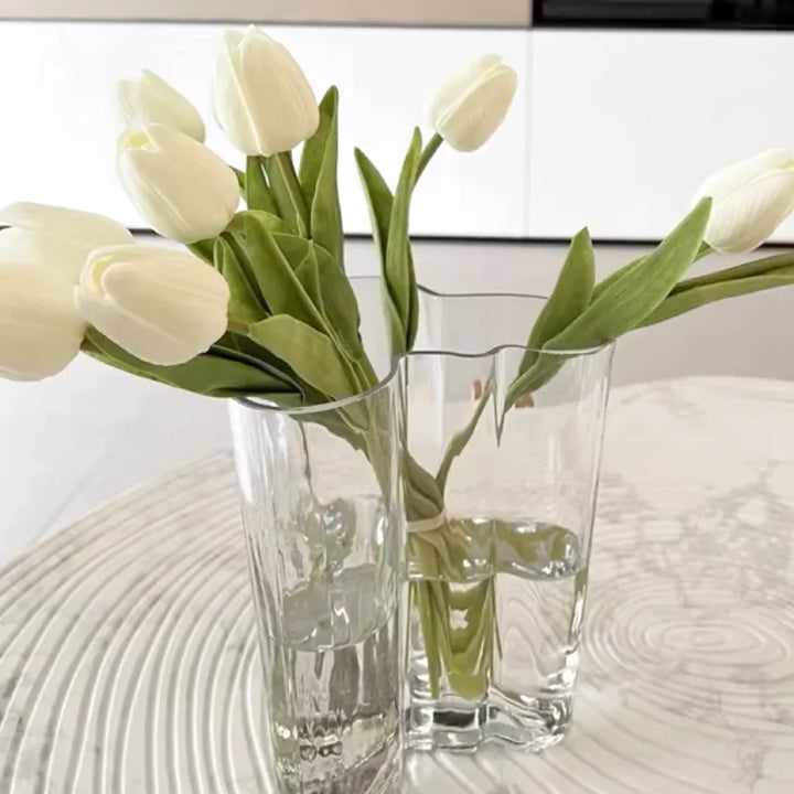 Vase en Verre Luxueux | Moderne et Décoratif - Maison Vase
