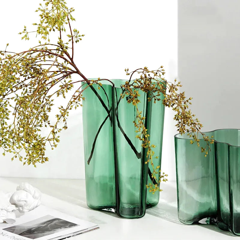 Vase en Verre Luxueux | Moderne et Décoratif - Maison Vase