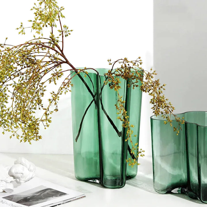 Vase en Verre Luxueux | Moderne et Décoratif - Maison Vase