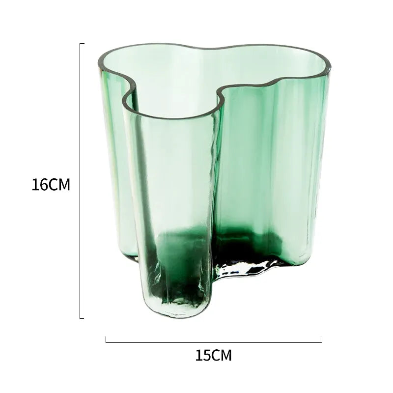 Vase en Verre Luxueux | Moderne et Décoratif - Maison Vase
