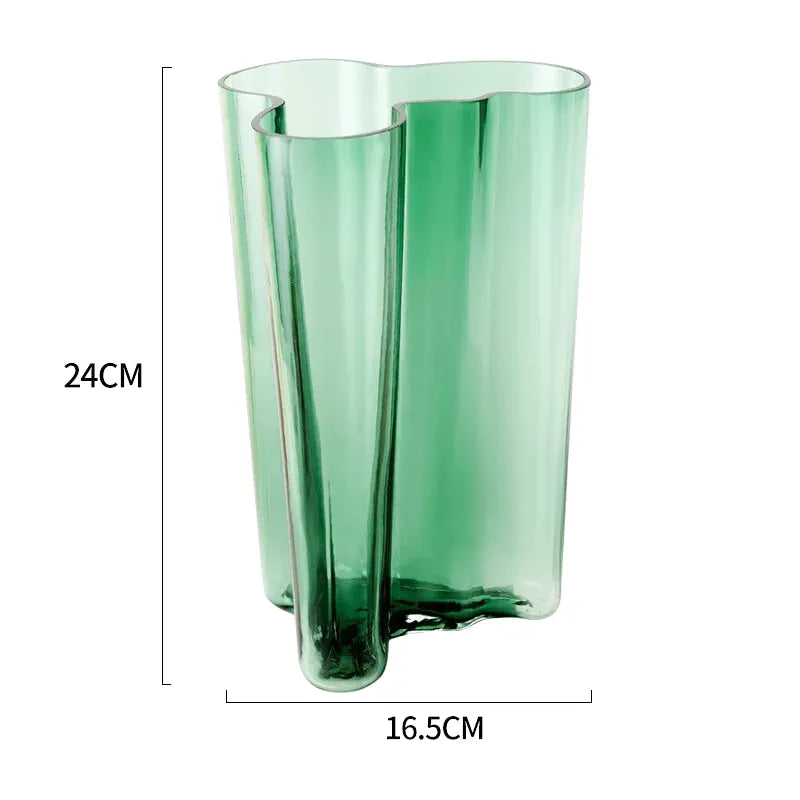 Vase en Verre Luxueux | Moderne et Décoratif - Maison Vase