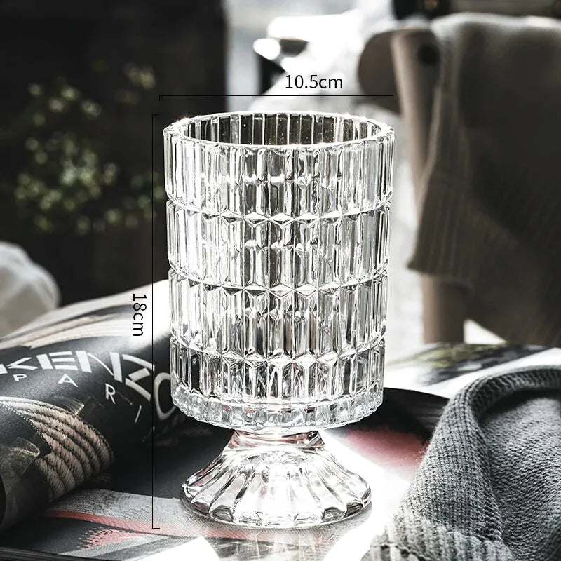 Vase en Verre Style Français | Élégant et Décoratif - Maison Vase