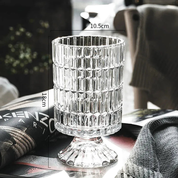 Vase en Verre Style Français | Élégant et Décoratif - Maison Vase