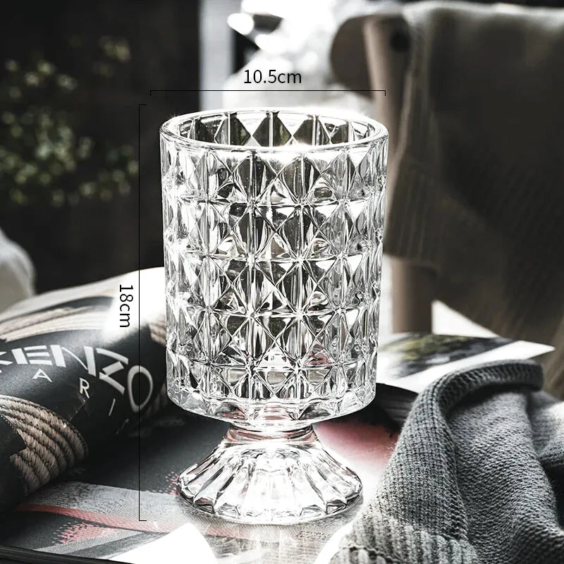Vase en Verre Style Français | Élégant et Décoratif - Maison Vase