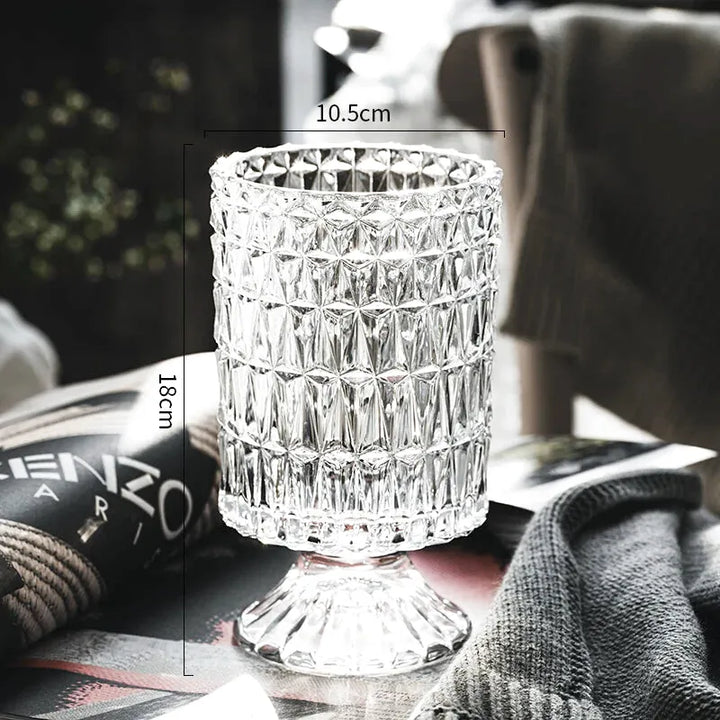 Vase en Verre Style Français | Élégant et Décoratif - Maison Vase