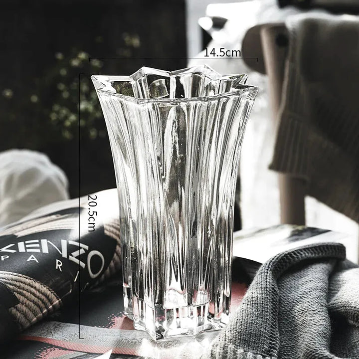 Vase en Verre Style Français | Élégant et Décoratif - Maison Vase