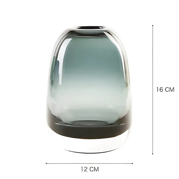 Vase en Verre Transparent Épais | Style Moderne et Luxe - Maison Vase
