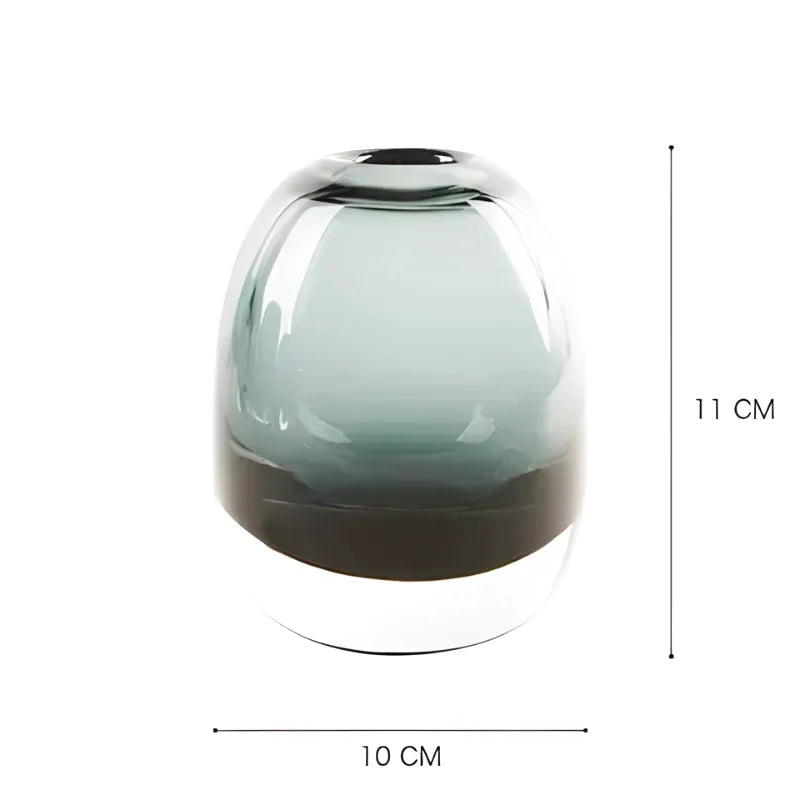 Vase en Verre Transparent Épais | Style Moderne et Luxe - Maison Vase