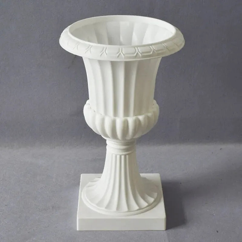 Vase Medicis Blanc Décoratif Au Style Européen - Maison Vase