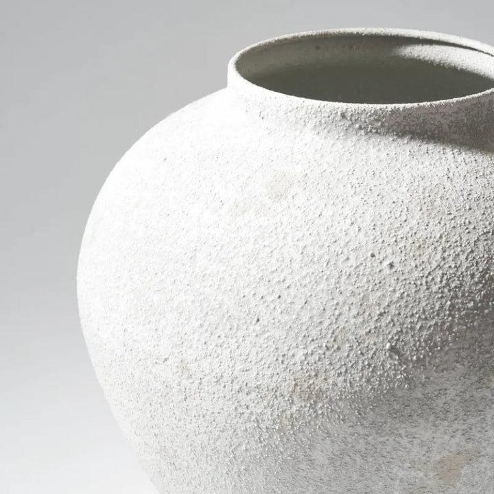 Vase Métal Décoratif Moderne | Style Scandinave Minimaliste - Maison Vase